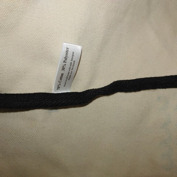 Brighton Seas The Day Stowaway Large Nautical Canvas Tote Bag Anchor Mermaid - Picture 14 of 14